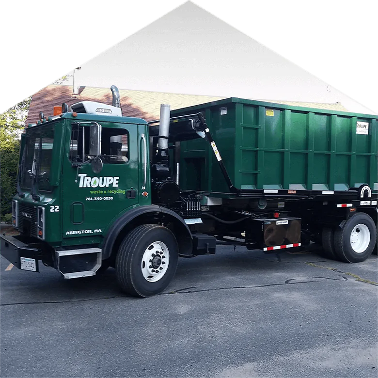Roll off containter Troupe Waste and Recycling Truck