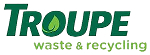 troupe waste logo green