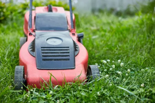 old lawn mower for disposal