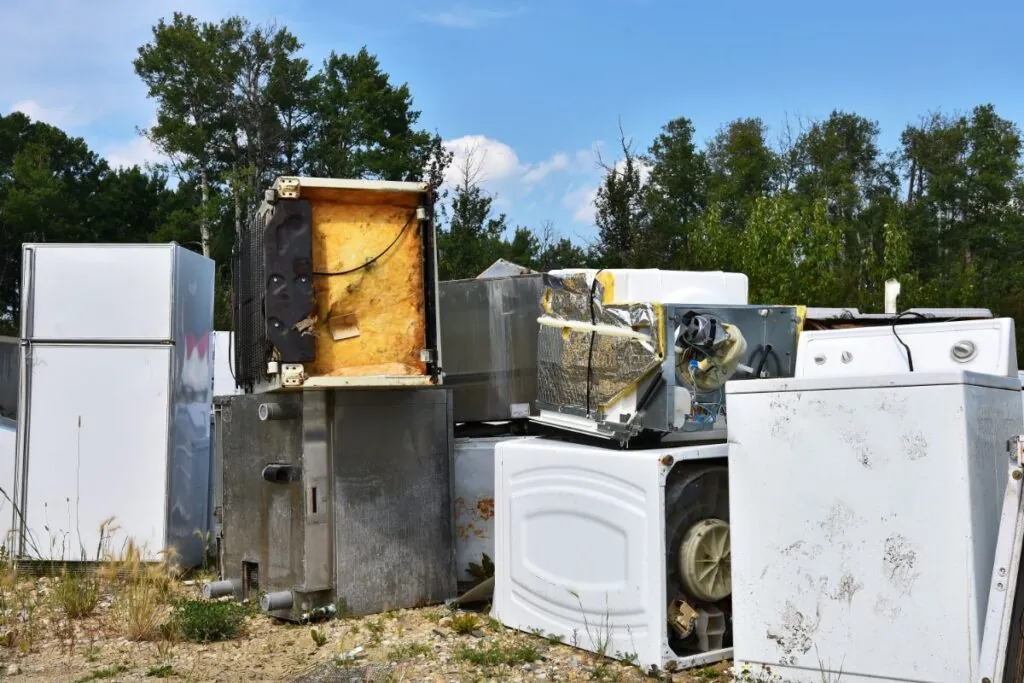 disposal of old appliances