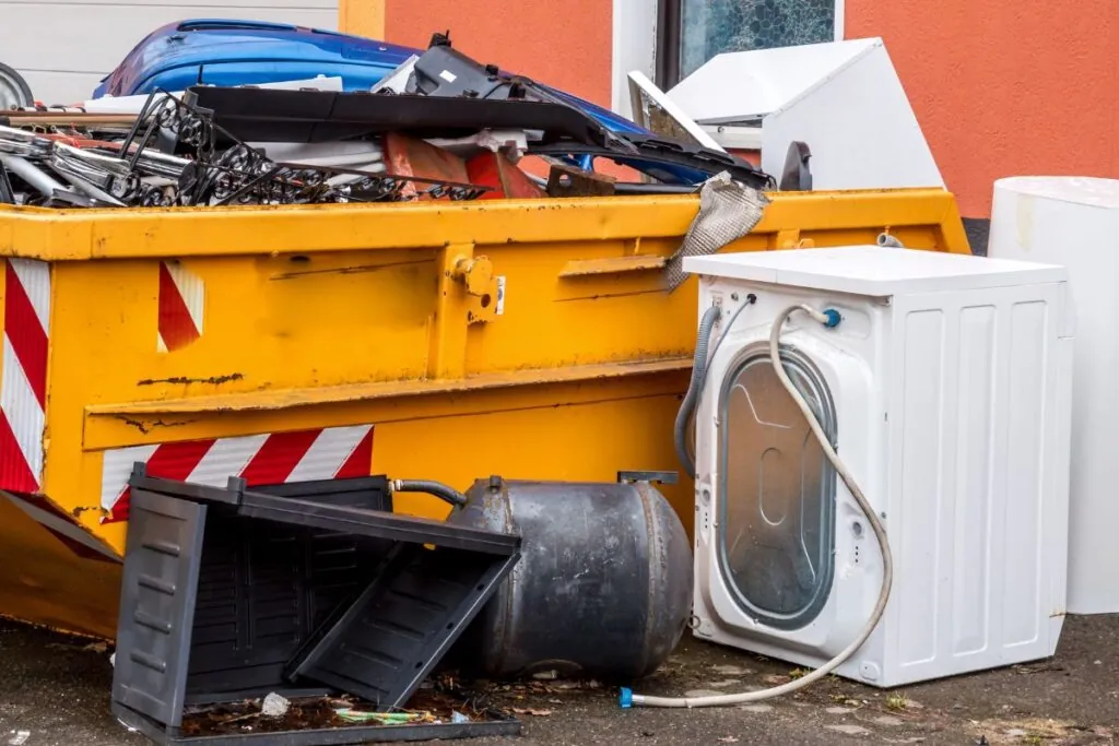 renting a dumpster for old appliances